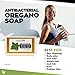 AROMAVITA Oil of Oregano Bar - Natural Plant Therapy Hand Soap & Body Wash Oregano Oil Extract Soap - Topical Skin Cleanser Soap Bar - for Acne, Eczema, Foot and Nail Problems, 2-pack