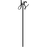 The Cotton &amp; Canvas Co. Personalized Couple Monogram Drink Stirrer, Swizzle Stick, Party Favors, Couples Initials, Wedding, Engagement Decor, Set of 12, Black
