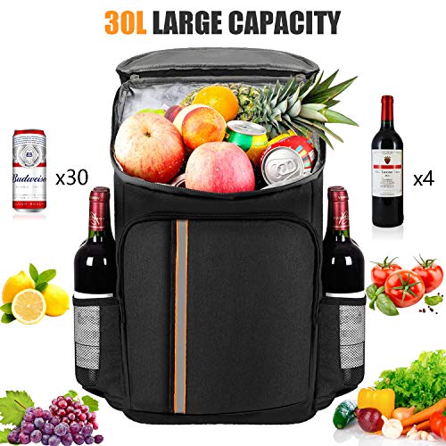 Cooler Backpack, NUHOAO Leakproof Insulated Backpack Cooler, 30 Cans Lightweight Backpack