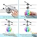 StillCool Flying Ball Children Flying Toys Infrared Induction Drone Hand Suspension Helicopter Ball Built-in Shinning LED Lights Toy for Children Kids Teenagers (Transparent Ball)