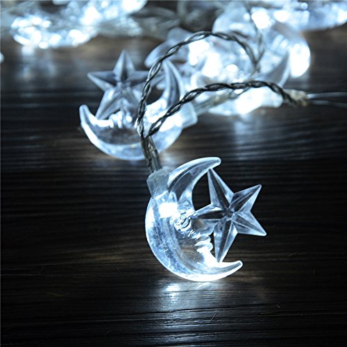 INST 20 Islamic EID Ramadan 2m/20 LED Stars and Moons 