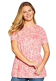 Women's Plus Size Perfect Print Crew Neck Tee
