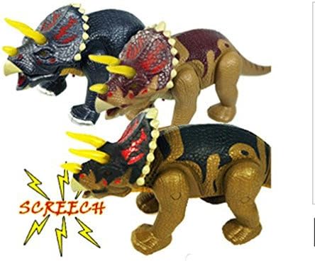 Walking Triceratops Dinosaur with Lights and Sound Big Dinosaur, Toy:62