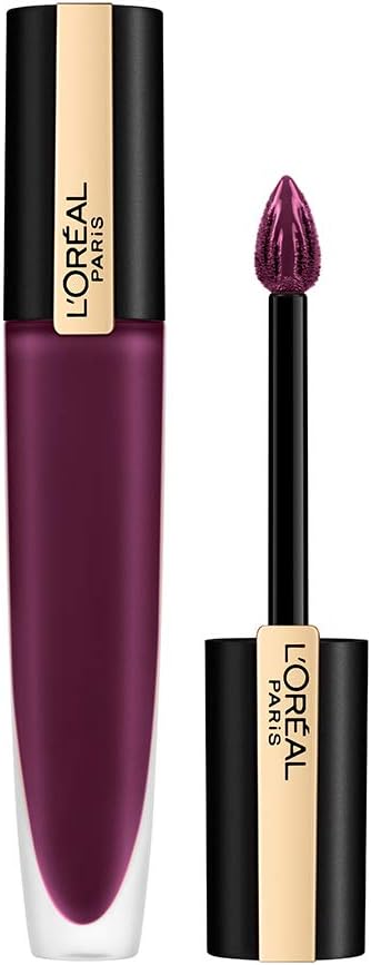 Amazon L Oreal Paris ロレアルパリ ルージュシグネチャー リキッド リップ マット 口紅 131 ダークプラム 7ml L Oreal Paris ロレアルパリ ビューティー 通販