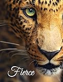 Fierce: Discreet Internet Website Password Logbook, Large Print Book, 8 1/2