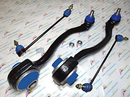 GES PARTS 4PCS FRONT FORWARD LOWER CONTROL ARMS &amp; SWAY BAR LINKS W203 W209 W204 2033303311