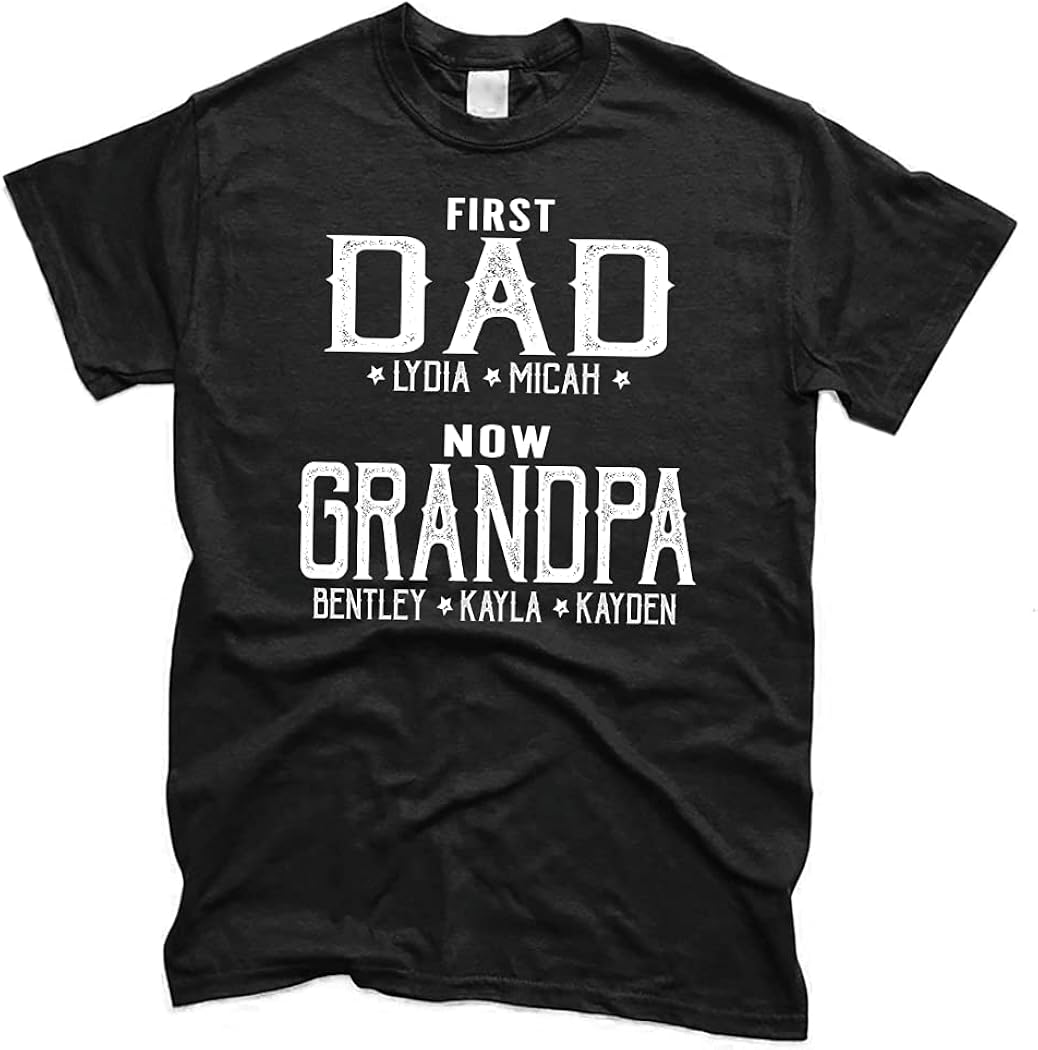papaw shirts with grandkids names