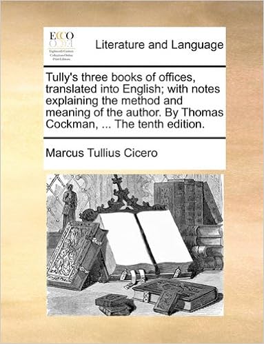 Amazoncom Tullys Three Books Of Offices Translated Into - 