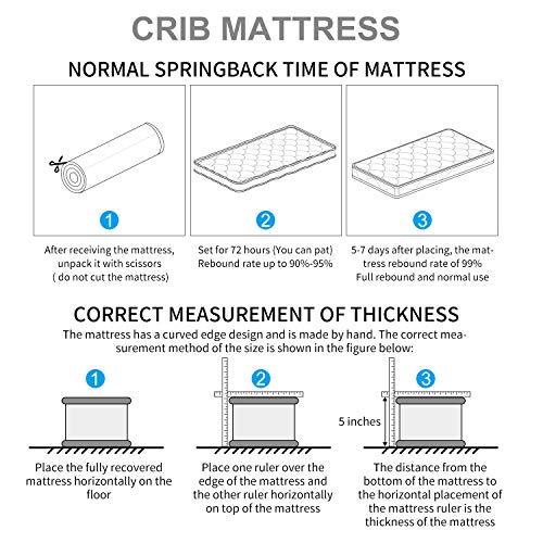 Bubble Bear Premium Foam Crib And Toddler Mattress Comfortable And Ideal Mattress Firmness Soft And Breathable Solid Safety Edge Size 52x27 6x5 Cute Car Pricepulse