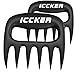 ICCKER Meat Claws - Bear Paw Shredder Claws for BBQ Pork, Beef, Brisket, Turkey, Premium Meat Shredder, Sharp and Lightweight, BPA Free Barbecue Tools