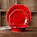 The Pioneer Woman Paige 12-piece Crackle Glaze Dinnerware Set Red by The Pioneer Woman (1, Red)
