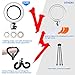 Ring Light with Flexible Tripod Stand & Cell Phone Holder Compatible with All Smart Phone,3 Light Modes Dimmable LED Camera Light for Selfie, YouTube Video,Makeup,Live Streaming