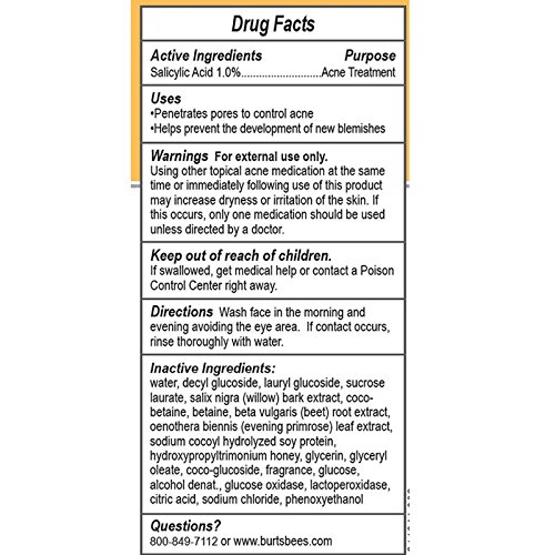 burt's bees natural acne solutions purifying gel cleanser