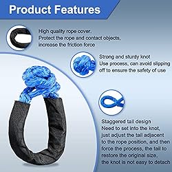 Leadrise Synthetic Soft Shackle Rope 1/2 Inch X 22
