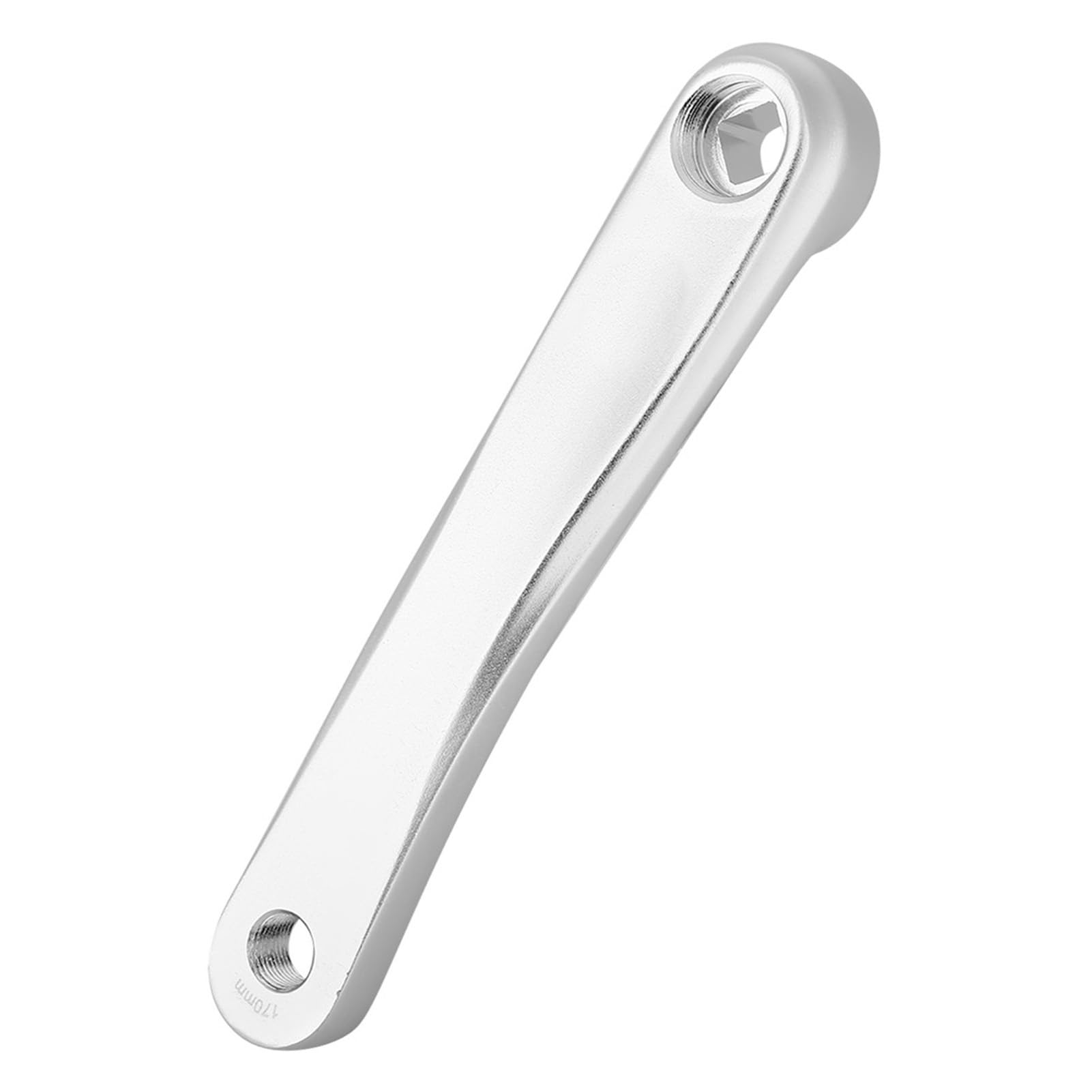 VGEBY Bike Crank Arm, Mountain Bike Aluminum Alloy Left Hand Crank Arm Horizontal Square Taper(Silver-Rhombic Hole) Ride Ride