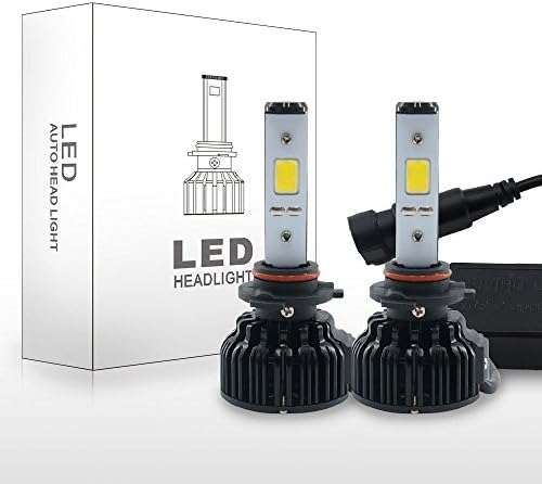 For 05-07 Ford Focus High/Low Beam 9007 LED Headlight Complete Conversion Kit All in One 60W 6000LM G5 4300K Factory White High Power