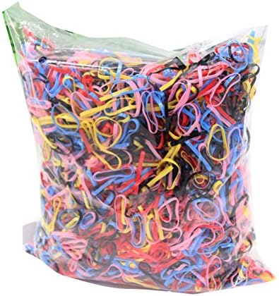 Zhhlaixing Large Pack of 4000 Small Assorted Pastel Elastic Rubber Bands for Styling, Hair Twists, Babies, Kids Hair, Braids Hair