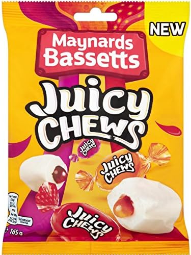 Maynards Bassetts Juicy Chews Sweets Bag Original Maynards Bassetts Juicy Chews Sweets Bag Imported From The UK England The Best Of British Gummy Candy