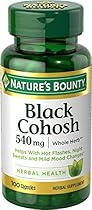 Nature's Bounty Black Cohosh 540 mg Natural, 100 Capsules