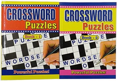 Travel Puzzles Book 1 2 A4 Crosswords Puzzle Books Each Includes 176 Pages Toys Games Agreena Com