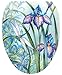 Toilet Tattoos, Toilet Seat Cover Decal, Iris Beauty, Size Elongated
