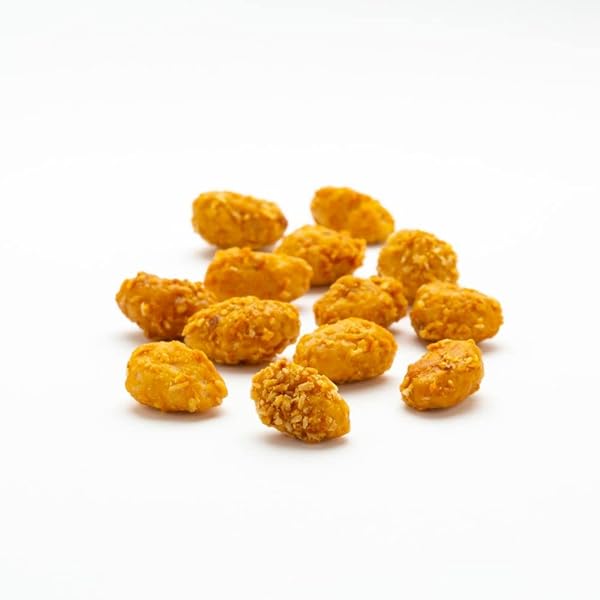 OLD FASHIONED TOFFEE PEANUT, HOME MADE STYLE CRUNCHY CANDY COATED FRESH ROASTED PEANUTS (COCONUT, 2 POUND)