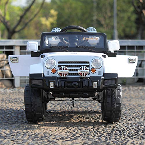 JAXPETY 12V Kid Ride On Truck with Remote Control, Battery Powered