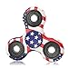 NOING Tri Fidget Hand Spinner Camouflage Multi Color Double Side Clearly Printed, EDC Focus Toy For Kids & Adults