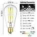 LEOOLS Dimmable E26 LED Filament Light Bulbs, 100 Watt Equivalent,5000K Daylight White,Classic Clear Glass Edison Style Vintage LED Light Bulbs,4 Pack