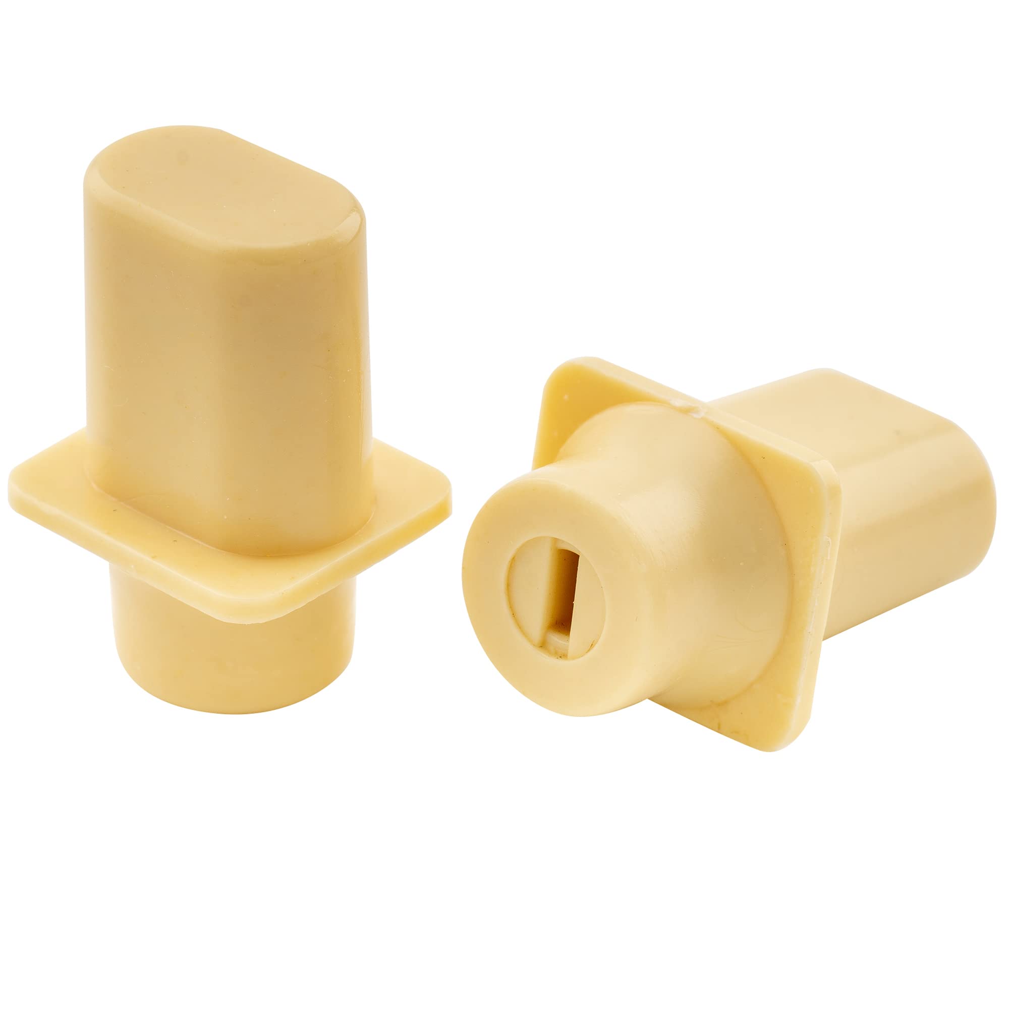 Musiclily Pro Metric Tele Top Hat Switch Tips Knobs Switch Caps for Import Squier Tele Style Electric Guitar, Cream(Set of 2)