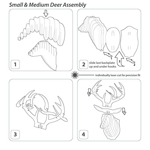 Cardboard-Safari-Recycled-Cardboard-Animal-Taxidermy-Deer-Trophy-Head-Bucky-Brown-Small