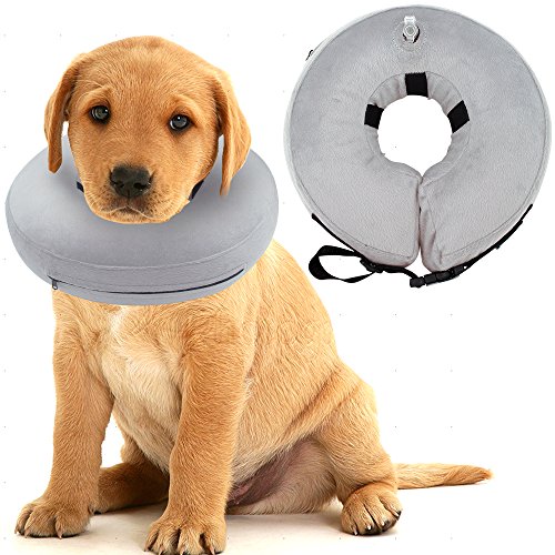 Mihachi Dog Inflatable Recovery Collar Protective E Collar Cone