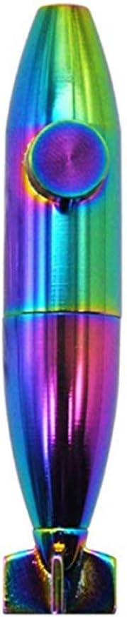 Retyion Nuclear Submarine Shape Snuff Bottle Light Weight Snorter Nasal Straw Tube