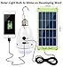 NING ZE XIN Solar Light Bulb with Solar Panel Multi-Functional Waterproof Rechargeable Remote Control Dimmable Hanging Lamp Tent Light Protable Lighting for Home, Camping, Power Outage, Emergency