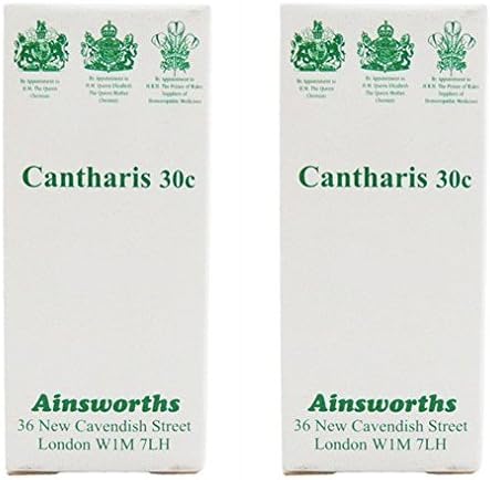 (2 Pack) - Ainsworths - Cantharis 30C Homoeopathic Rem | 120's | 2 PACK BUNDLE by Ainsworths