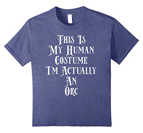 This Is My Human Costume I'm Actually An Orc Shirt Spooky