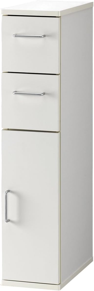 Amazon 朝日木材加工 隙間収納 Slender キッチン チェスト 幅cm ホワイト Slk 90kc キャビネット オンライン通販