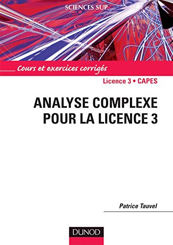 Analyse complexe pour la licence 3