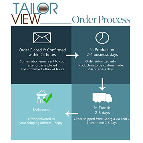 TailorView, Faux Wood Crown Valance for Horizontal Window Blinds, Snow White, Inside or Outside Mount, 60 1/8" L - 72" L