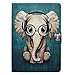 iPad 9.7 2017 / Air/Air 2 Case, LittleMax(TM) Ultra Slim PU Leather Lightweight Case Flip Folio Stand Smart Cover with Auto Wake/Sleep for Apple iPad 9.7 Inch 2017, Air 1 2 - # Elephant