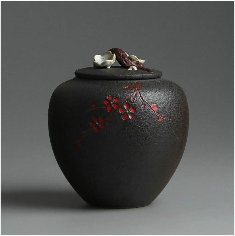 Urna Funeraria In Ceramica Liangh - 11x11x10cm Per Ceneri Adulti E Animali