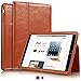 KAVAJ Leather case Cover Berlin for The Apple iPad Mini 3, iPad Mini 2 (Retina Display) and iPad Mini Cognac Brown - Genuine Leather with Stand-up Feature. Thin Smart Cover as Premium Accessory.