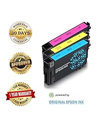 Epson 802 Cartuchos de tinta (remanufacturados reembalados), funciona para impresoras Epson WF-4720 WF-4730 WF-4734 WF-4740, capacidad estándar Plus