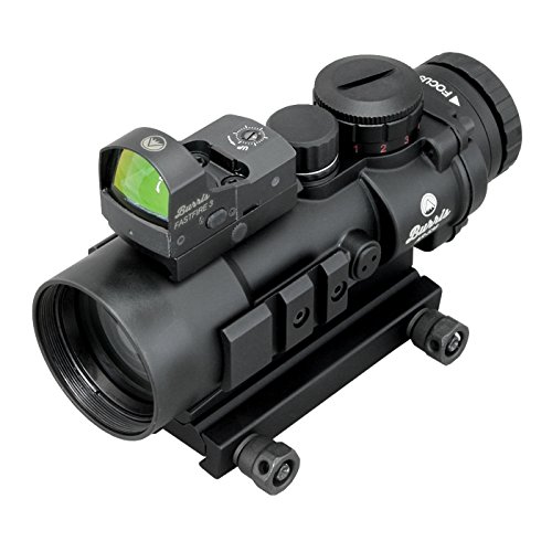 Burris 300178 AR Prism Sight Ballistic Cq Reticle with Free Fastfire III Reflex Red Dot Sight, AR-536, 5x36mm, 3 MOA with Picatinny Mount, Matte Black