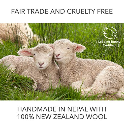 Friendsheep Organic Eco Wool Dryer Balls - Grey Koala - Handmade, Fair Trade, No Lint - Koala Crew Pack of 6