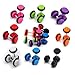 Imixlot 16 Pieces Acrylic Cheaters Plugs Barbell Earring Expander Unisex
