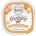 Nutro Puppy Wet Dog Food - 2 Flavor Bundle 3.5 Ounces Each - Pack of 8 - Plus Dog Bone & Poop Bags - (10 Item Total)