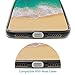 PortPlugs Lightning Dust Plugs for iPhone 11/X/8/7 - Curved Design Anti-Dust Port Protectors with Cleaning Brush, Clear (10-Pack)