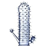 Ryvox(TM) Silicone Condom Delay Extension Crystal Sleeve Extender Enlarger Erection Impotence Aid