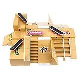 11pcs Skate Park Kit Ramp Parts for Tech Deck Finger Board Ultimate Sport Training Props